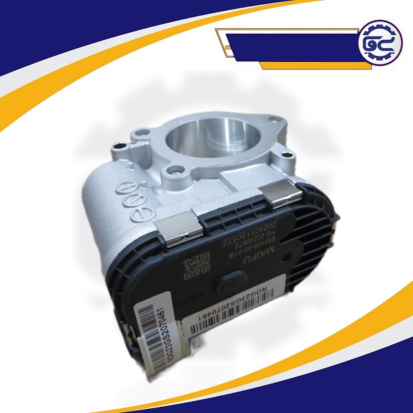 دریچه گاز برقی طرح بوش (6 فیش) مناسب سمند EF7 و پژو 207 (موتور TU5)، با پاسخ‌دهی سریع و کنترل دقیق گاز – تأمین‌کننده اصلی: شرکت سینا یدک فراز الوند